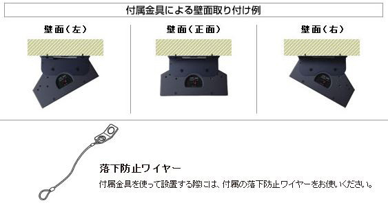 WS-LA208の関連商品、取付例