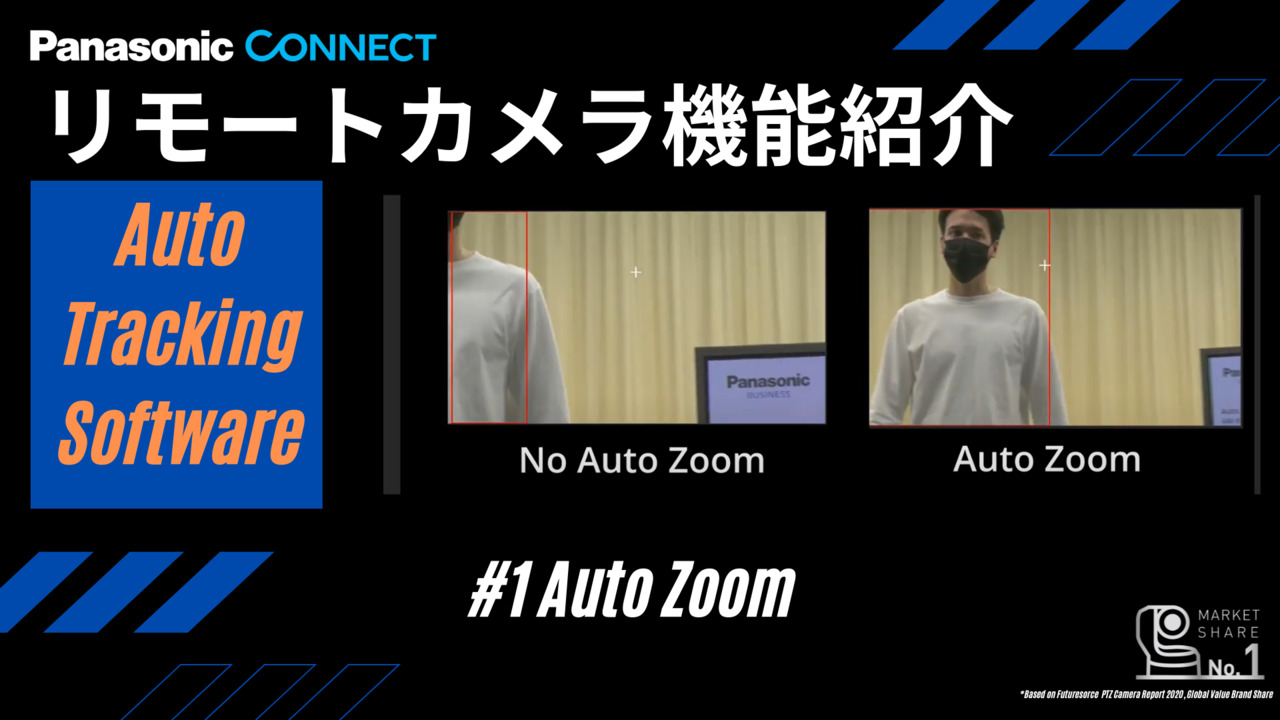 自動追尾ソフトウェアキー　Auto Zoom機能新旧比較