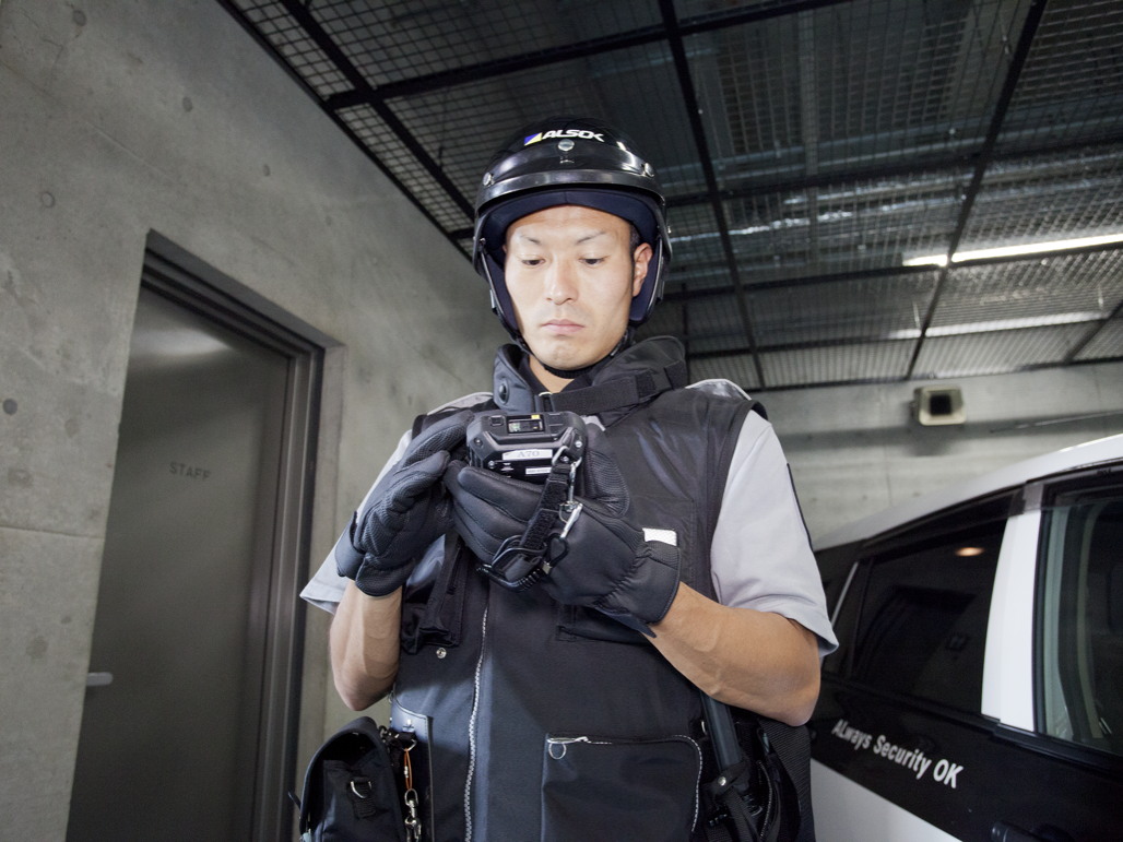 写真:ALSOK様の「隊員指令システム」