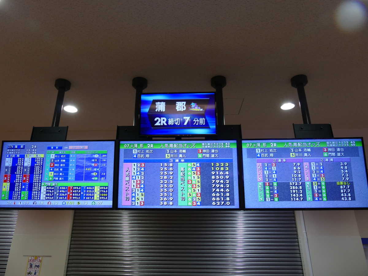 写真:館内モニター