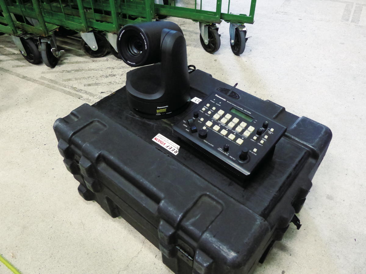 写真:HDインテグレーテッドカメラAW-HE130KとリモートカメラコントローラーAW-RP50も活用して多彩な撮影に対応