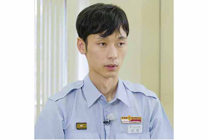 写真:警防部救急課 村西 拓海 様