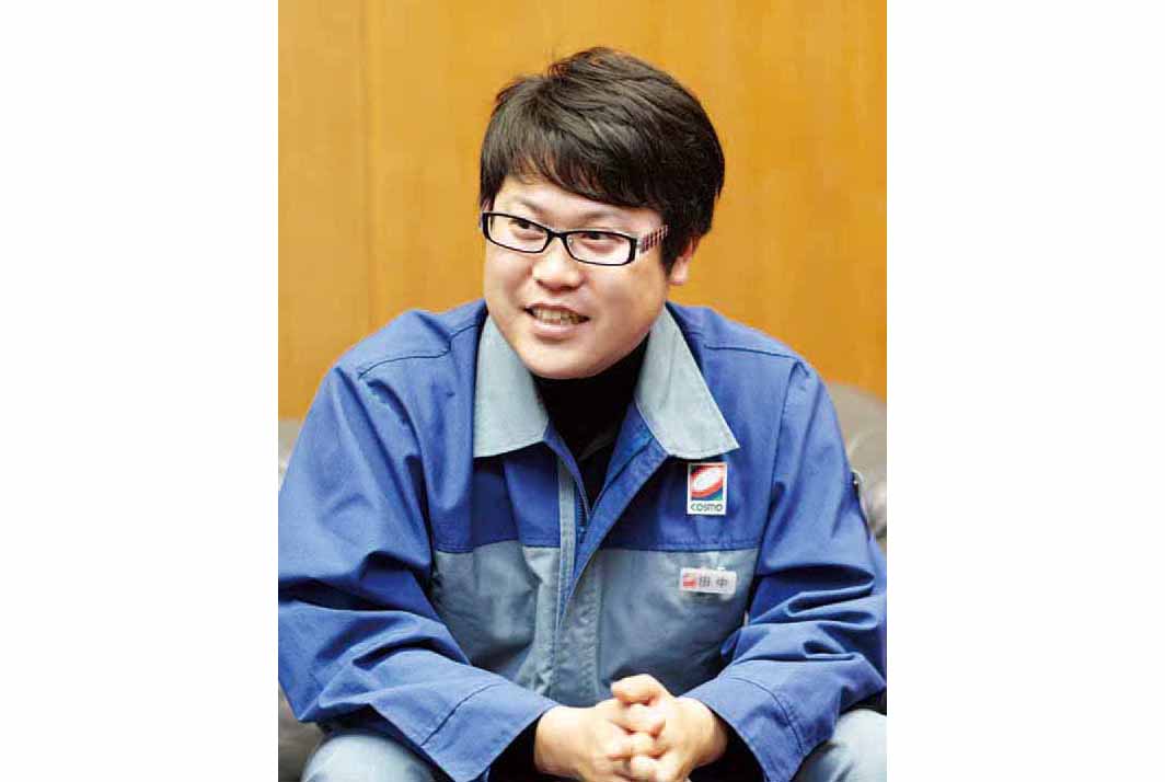 写真:コスモ松山石油株式会社 松山工場 工務課 田中 寛幸 様