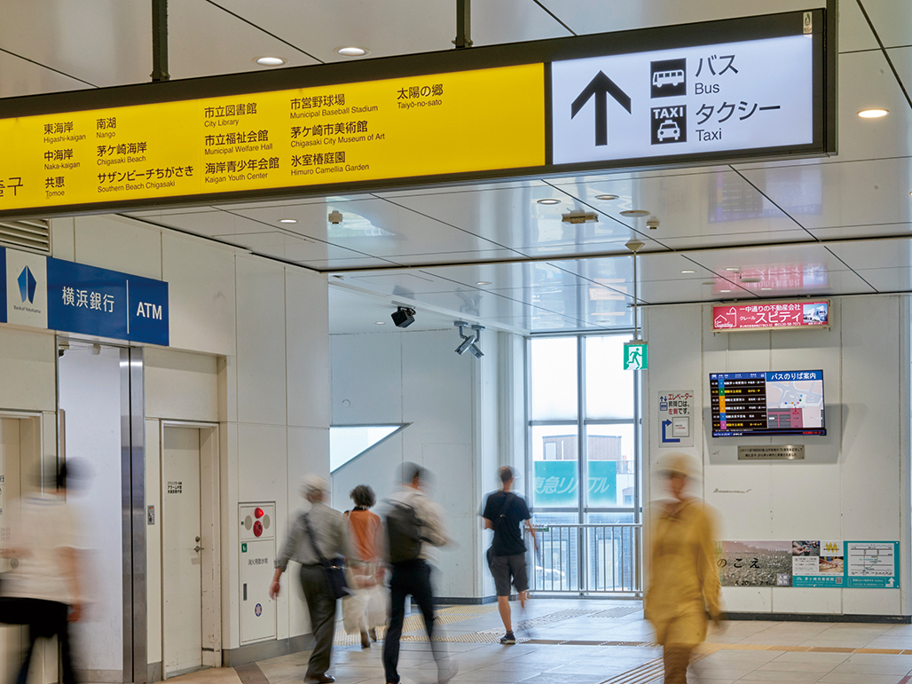 写真:屋内サイネージ設置個所