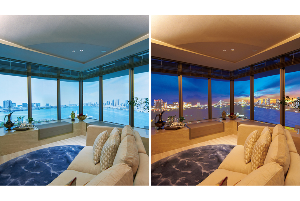 写真：ライトマネージャーFxで調光・調色