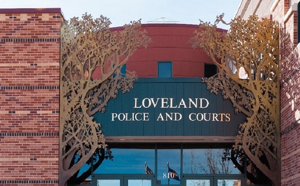 写真:ラブランド市の警察署