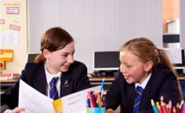 写真:St Wilfrid's教会の生徒たち