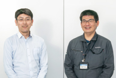 写真:後藤 義明と竹之内 雄二