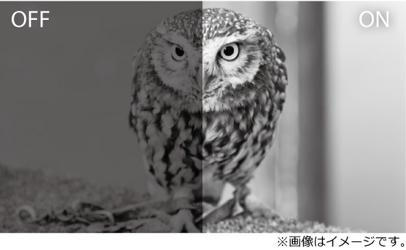 ナイトモード (自動切り替えに対応)の画像