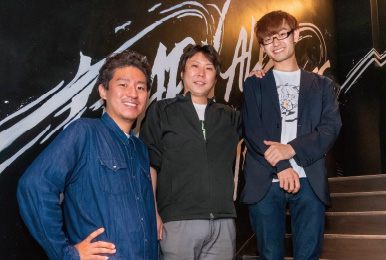 写真:上村様、高市様、柄澤様