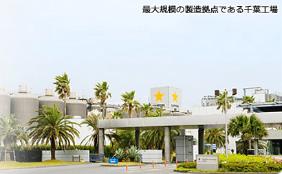 写真:最大規模の製造拠点である千葉工場