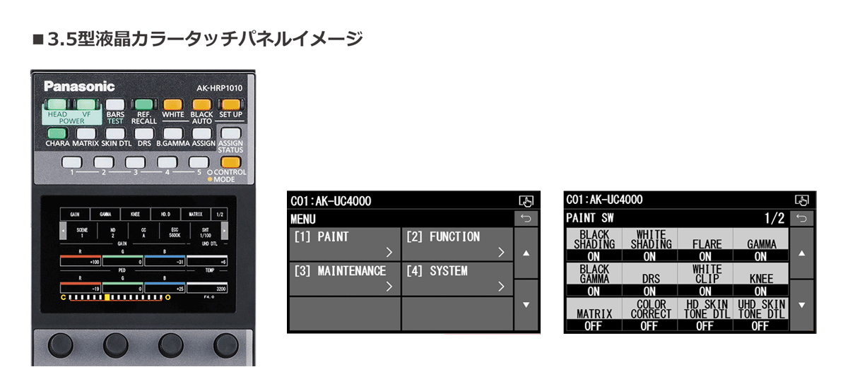 AK-HRP1010 3.5型液晶カラータッチパネルイメージ