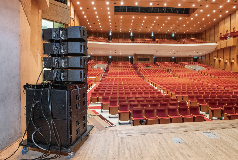 写真:大ホールの様子