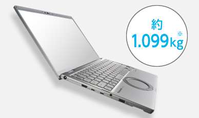 長時間の外出でも快適な軽量ボディ