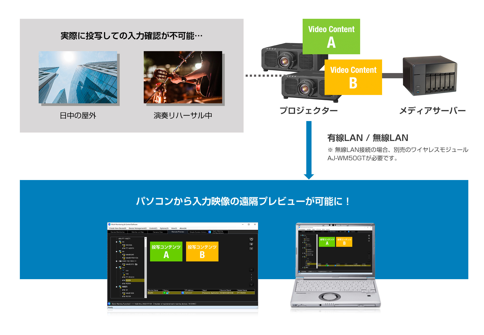 複数台監視制御ソフトウェア