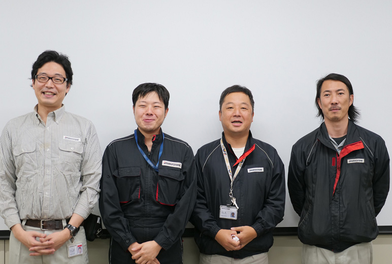 写真:株式会社ブリヂストン 小平モノづくりプラットフォーム推進部の皆さま