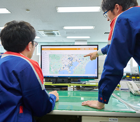 写真:無駄な電話確認がなくなり、ドライバーは運転に集中できるようになりました。