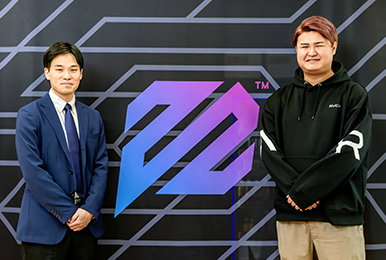 株式会社プレイブレーン テクニカルリード 益満 輝明様(左)、シスタントディレクター 田村 和也様(右)