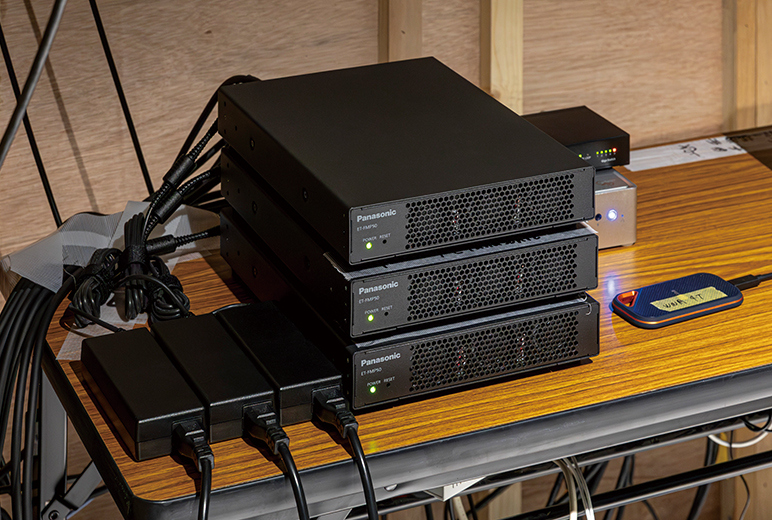 写真：バックヤードに設置されたET-FMP50