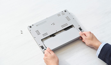 着脱可能なバッテリー