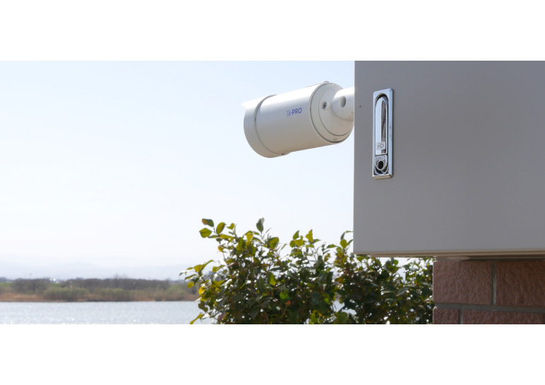 写真：利根川の河川監視用にもカメラを設置し『Cameleo』で確認