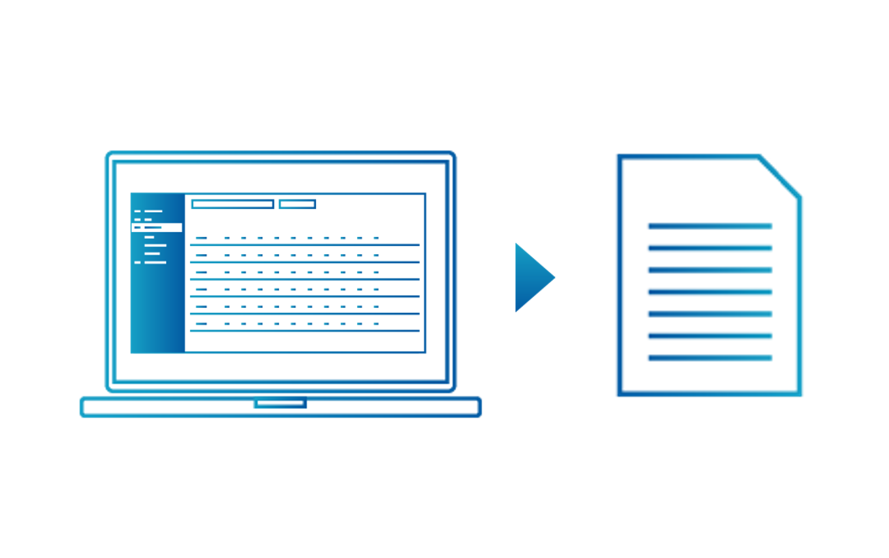 レポート作成・出力機能