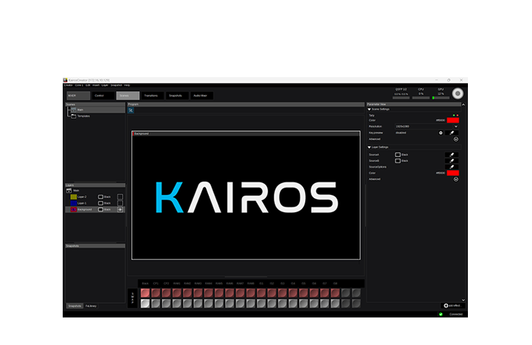 AT-SFC10GのGUI画像