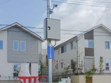 設置された監視カメラ