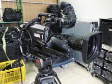 写真:撮影のメインカメラとして活躍する4KスタジオハンディカメラAK-UC3000