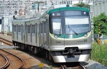写真：東急電鉄 走行中の列車