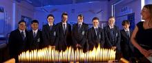写真:St Wilfrid's教会の生徒たち