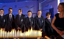 写真:St Wilfrid's教会の生徒たち