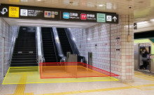 写真:エスカレーターの混雑を検知