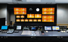 写真:サンテレビの報道フロア