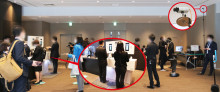 写真:UIA Associations Round Table Asia-Pacific の会議場受付コーナー