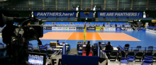 写真:Vリーグ会場