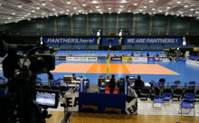 写真:Vリーグ会場
