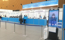 写真：アバター式リモート案内サービス『TAZUNE』